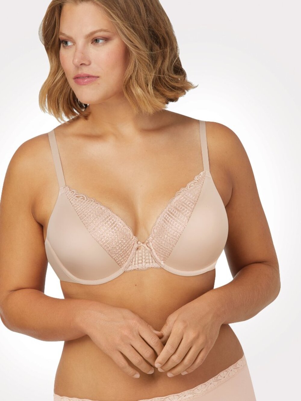 #2278 Maidenform Comfort Devotion Convertible Bra, Full Coverage Sandshell 3